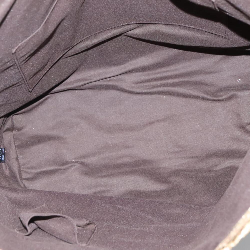 GUCCI GG Crystal Sherry Line Tote Bag Coated Canvas Brown - Picture 15 of 16